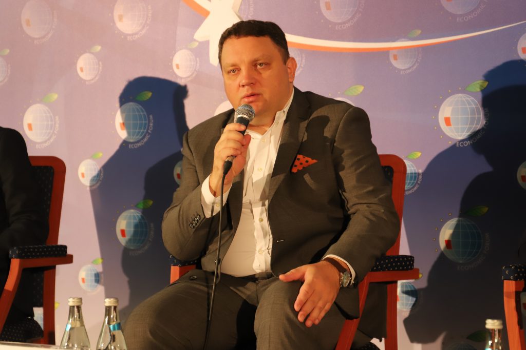 Marcin Chludziński podczas XXX Forum Ekonomicznego